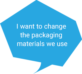 I want to change the packaging materials we use